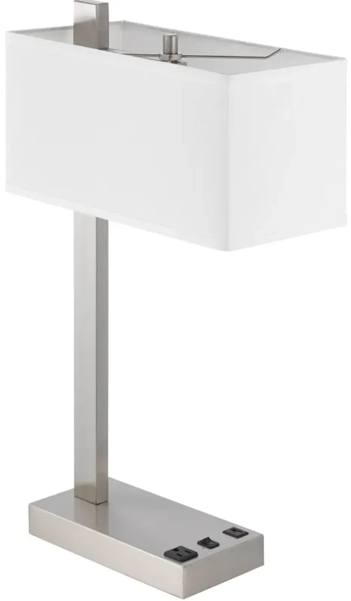 | Drancy Table Lamp | Brushed Steel