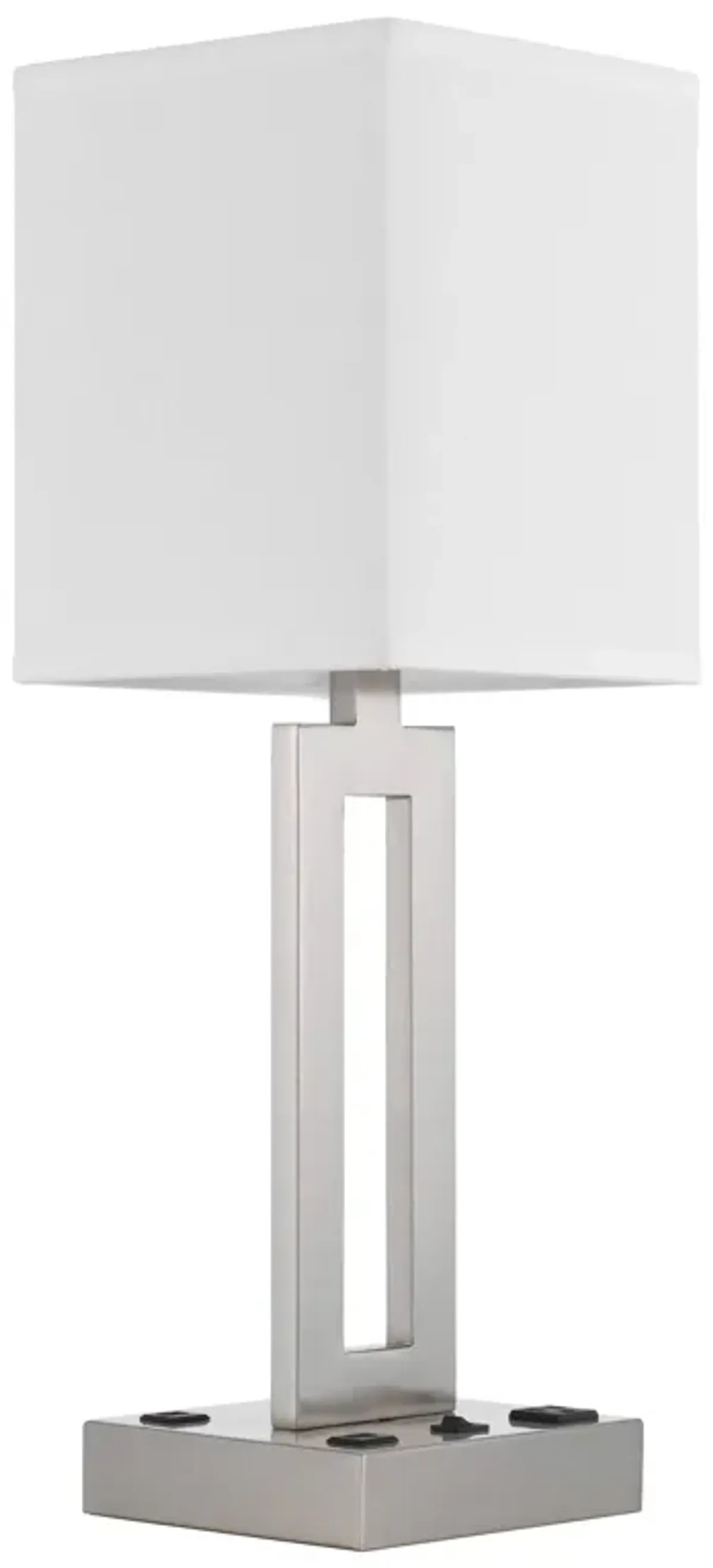 | Sarnia Table Lamp | Brushed Steel