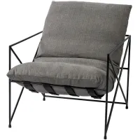 Leonidas Gray Accent Chair