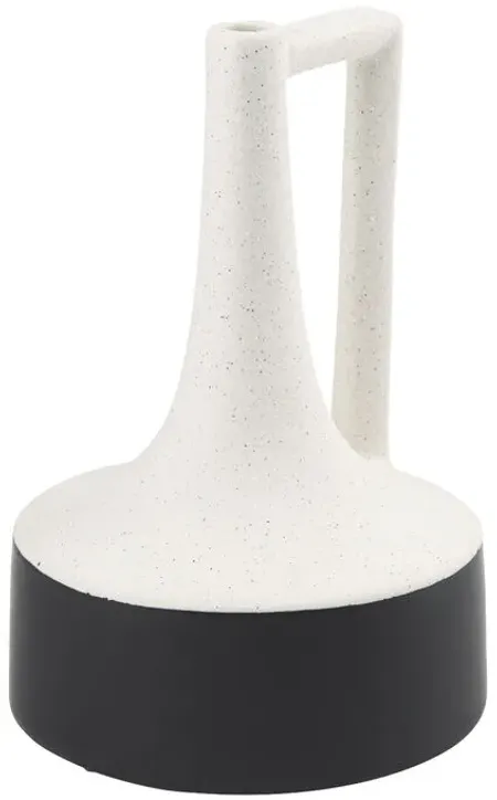 Burton White Medium Jug Vase
