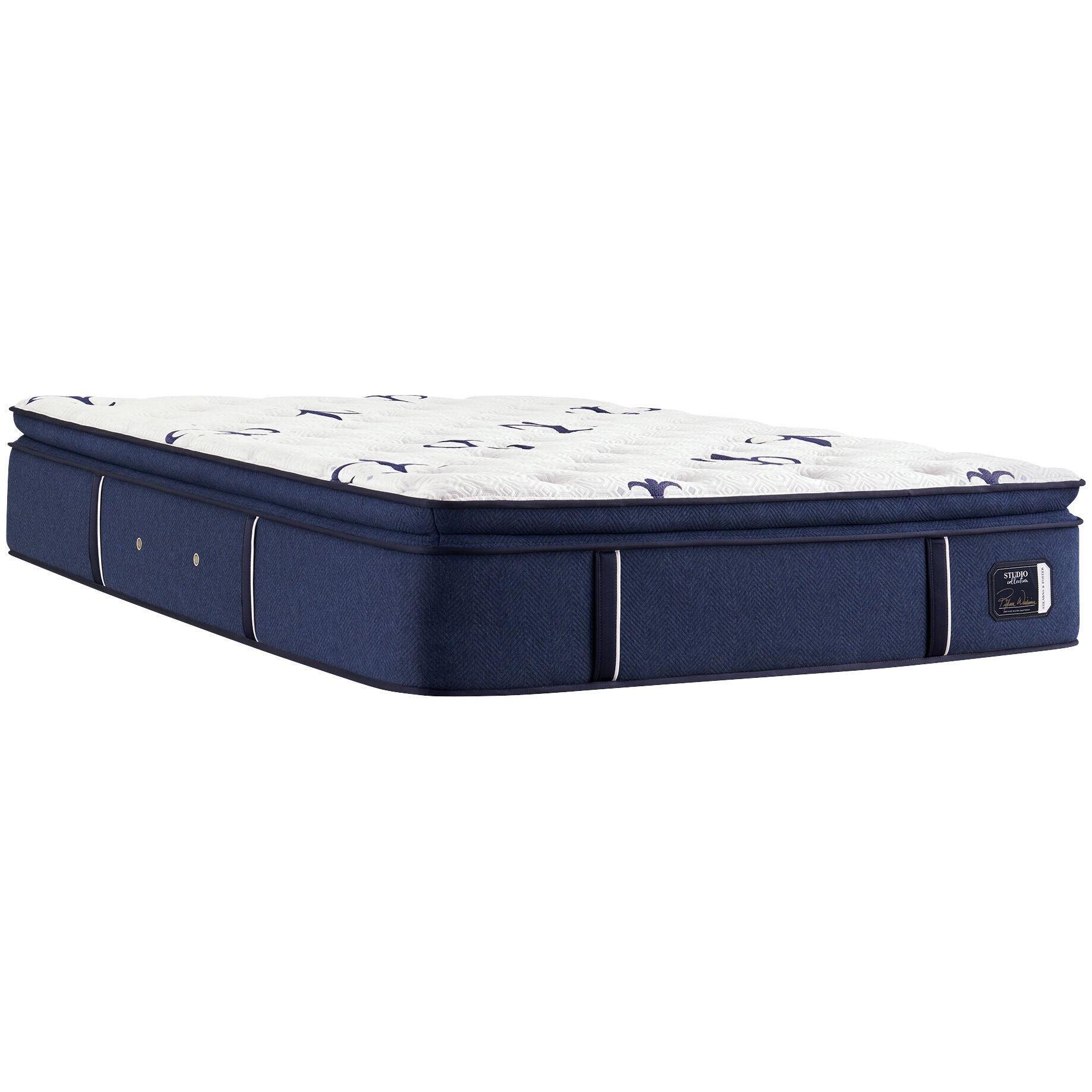 Stearns & Foster | King Stearns and Foster Studio Medium Pillowtop Mattress | Blue