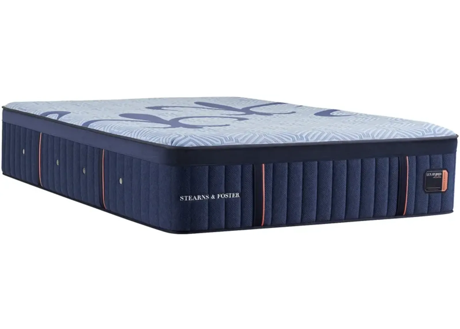 Stearns & Foster | Twin XL Stearns and Foster Lux Hybrid Medium Mattress | Blue