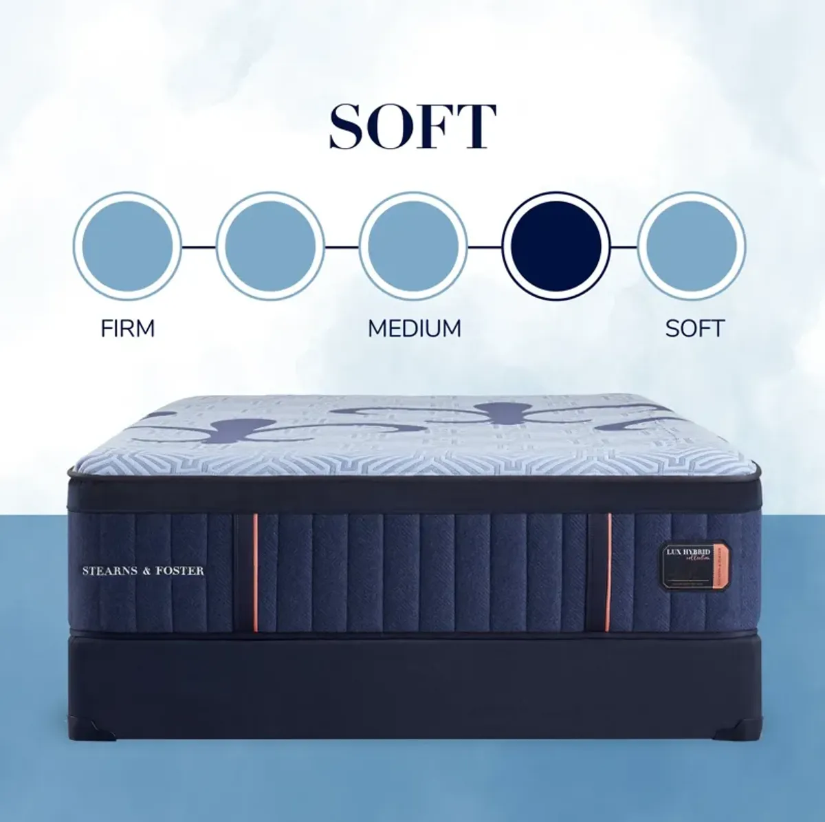 Stearns and Foster Lux Hybrid Soft Mattress