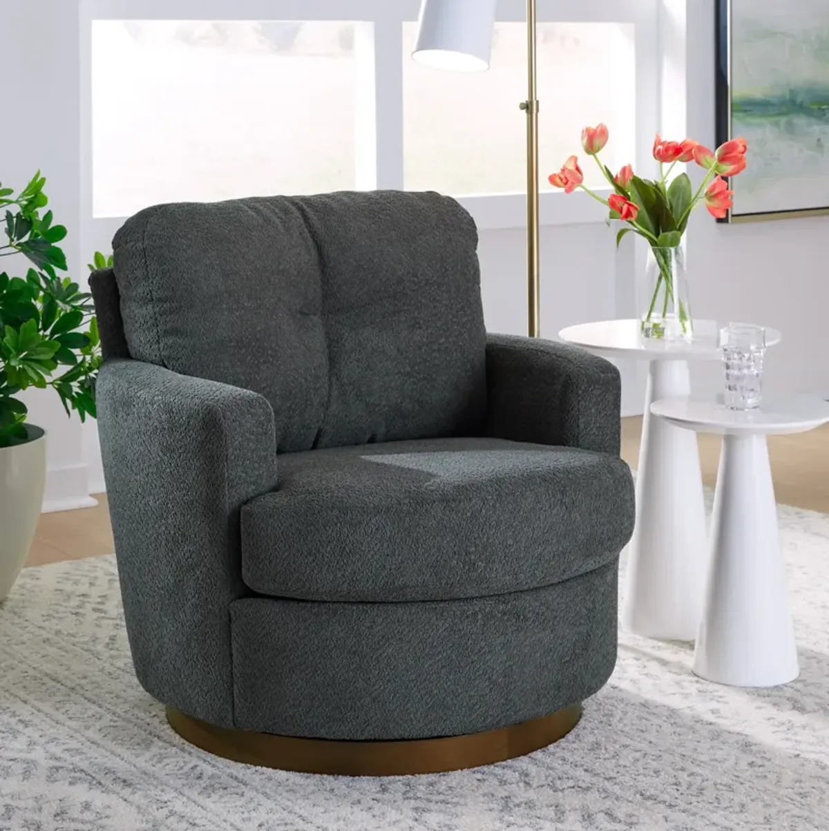 Brodi Swivel Accent Chair