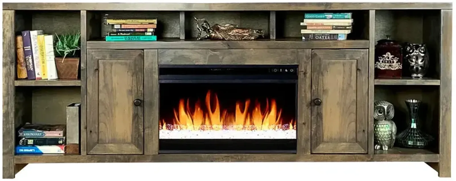 Joshua Creek 84 Inch Super Fireplace Console