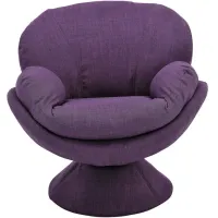 Pub Port Leisure Purple Swivel Chair