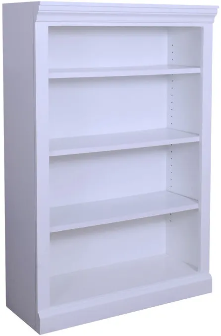 Metro II 48" White Bookcase