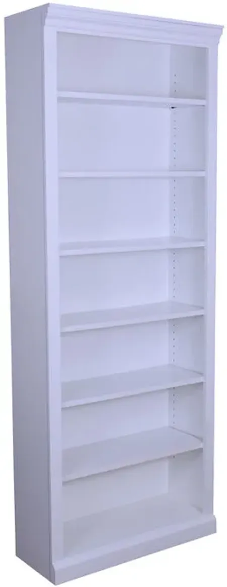 Metro II 84" White Bookcase