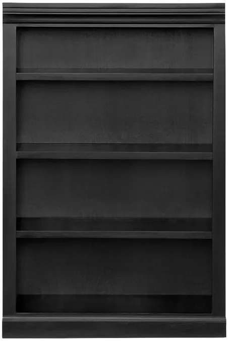 Metro II 48" Black Bookcase