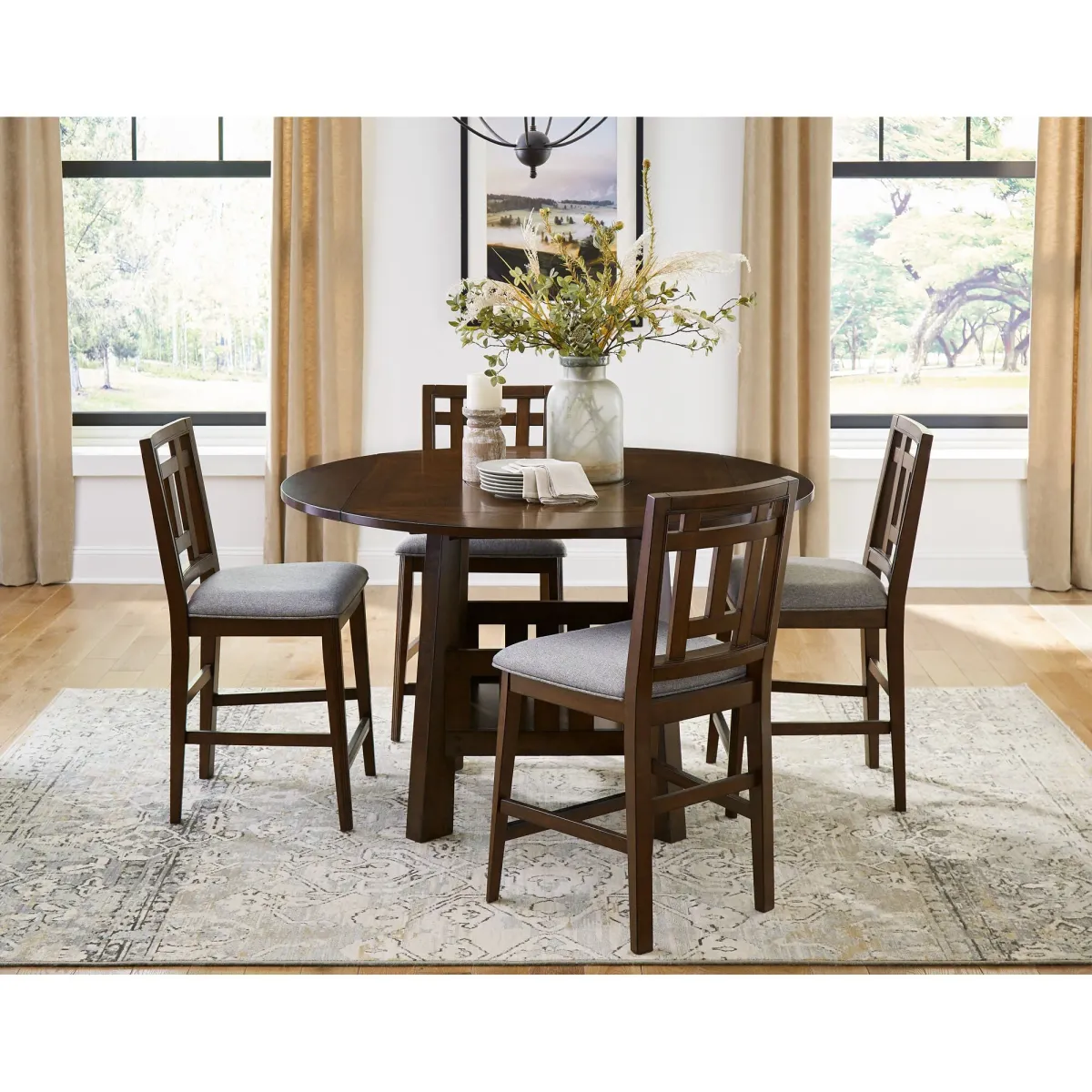 Acorn Hill 5 Piece Drop Leaf Dining Set