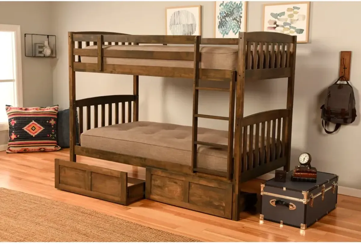 Claire Bunk Bed With Drawers