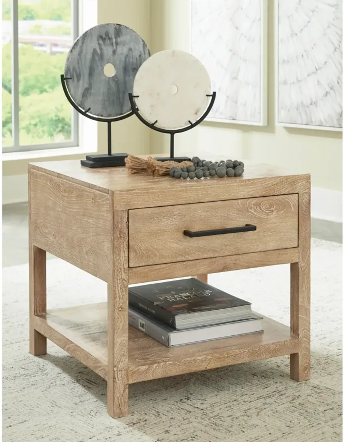 Ashley Furniture | Belenburg End Table | Natural