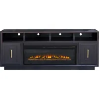 Sunset Seal 83" Fireplace Console