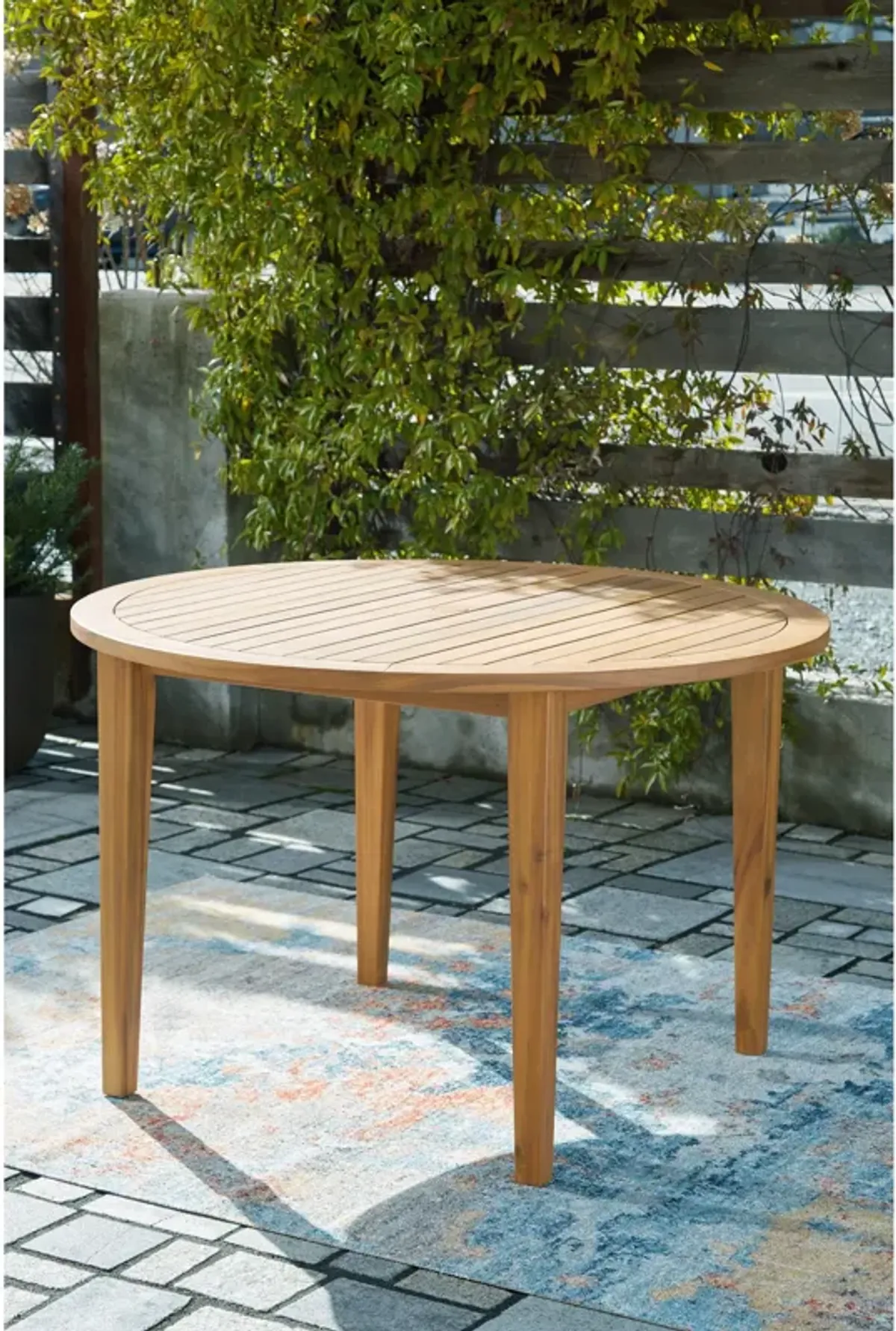 Janiyah Outdoor Round Dining Table