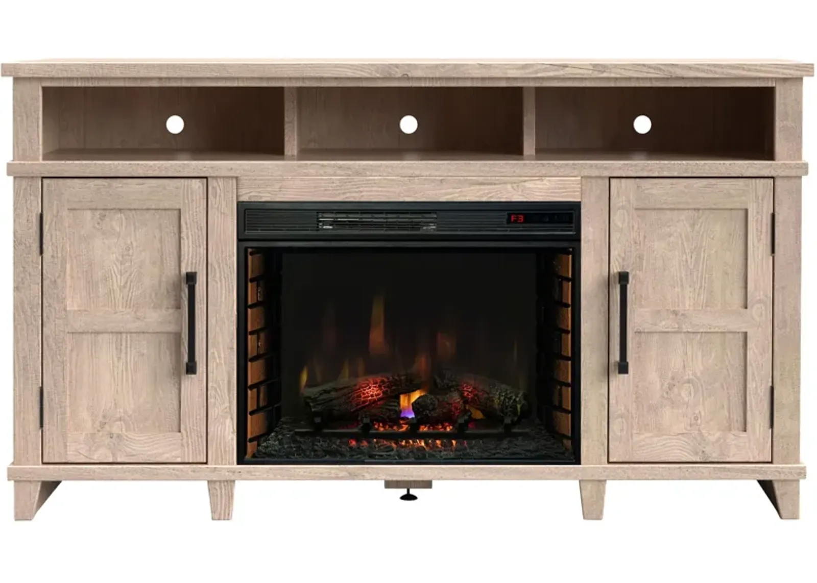 | Deer Valley 65" Fireplace Console | Hazelwood