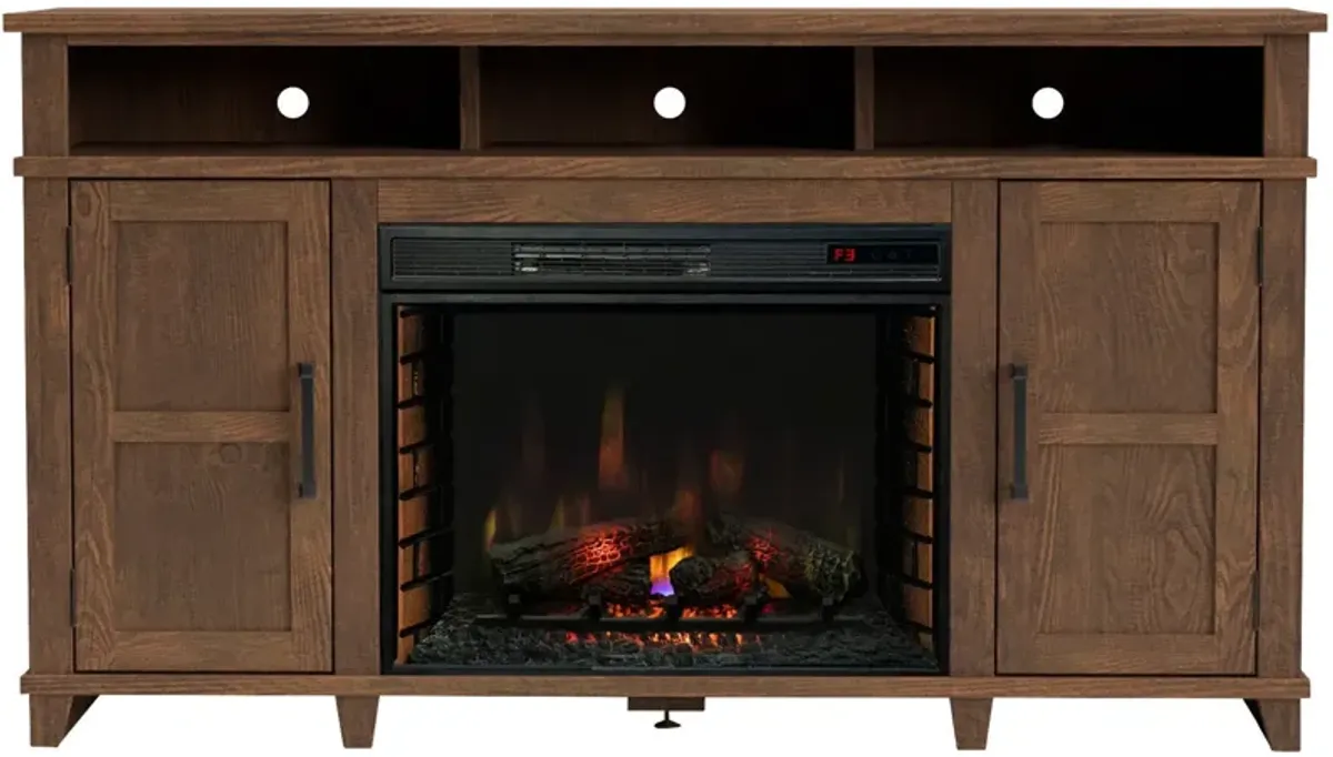 Deer Valley 65 Inch Fireplace Console