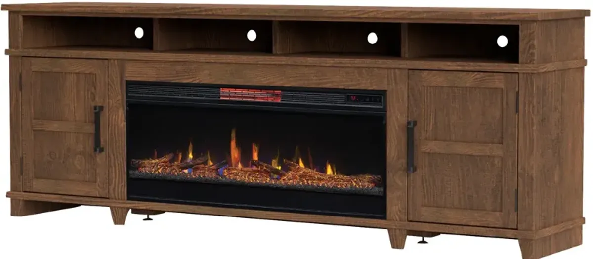 Deer Valley 86 Inch Fireplace Console