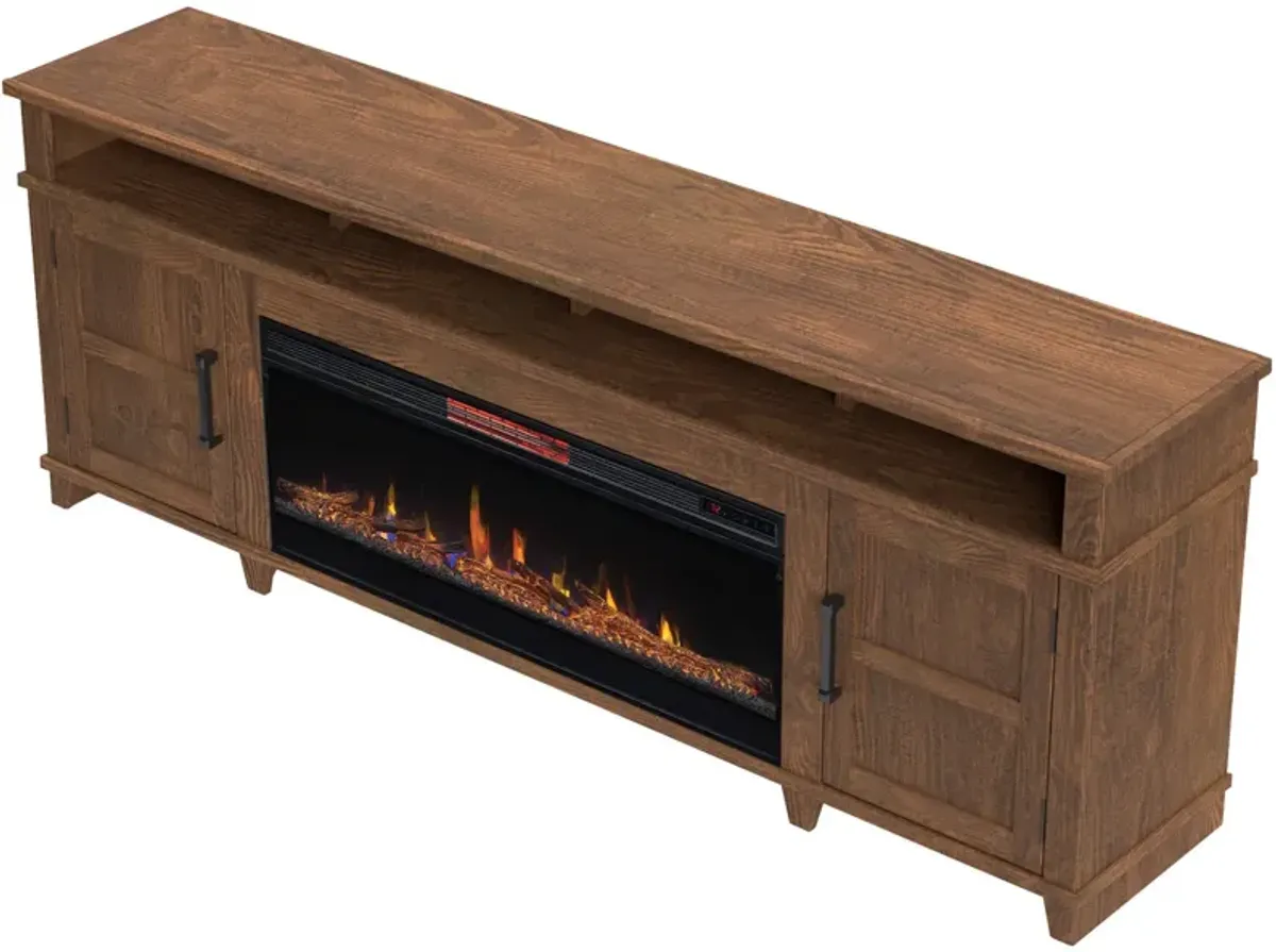 Deer Valley 86 Inch Fireplace Console