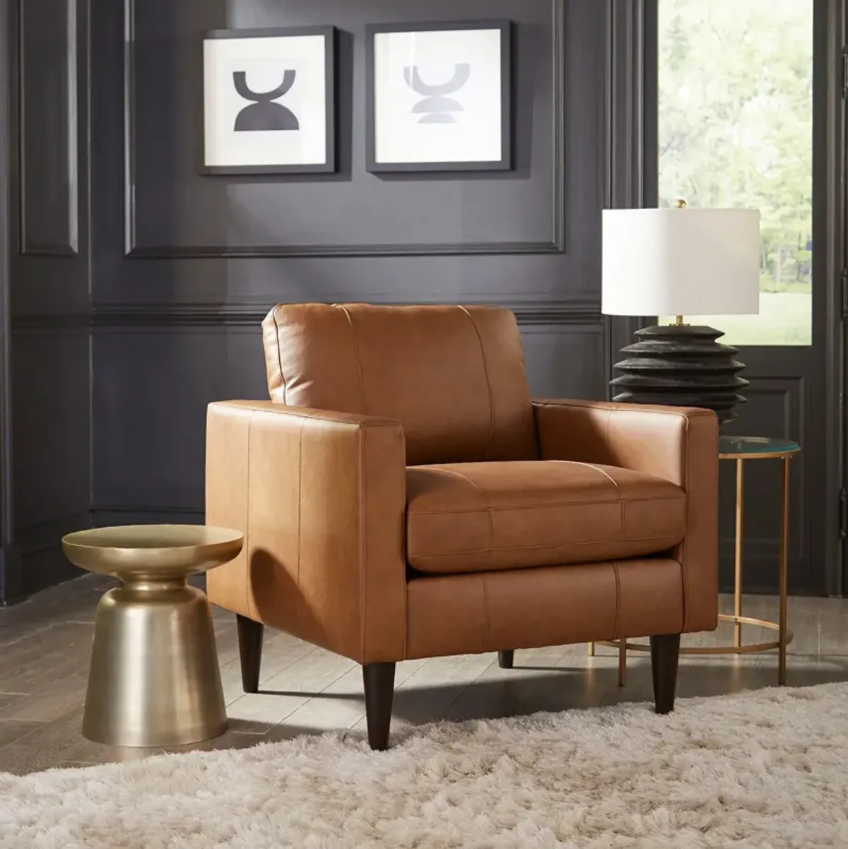 Trafton Leather Chair