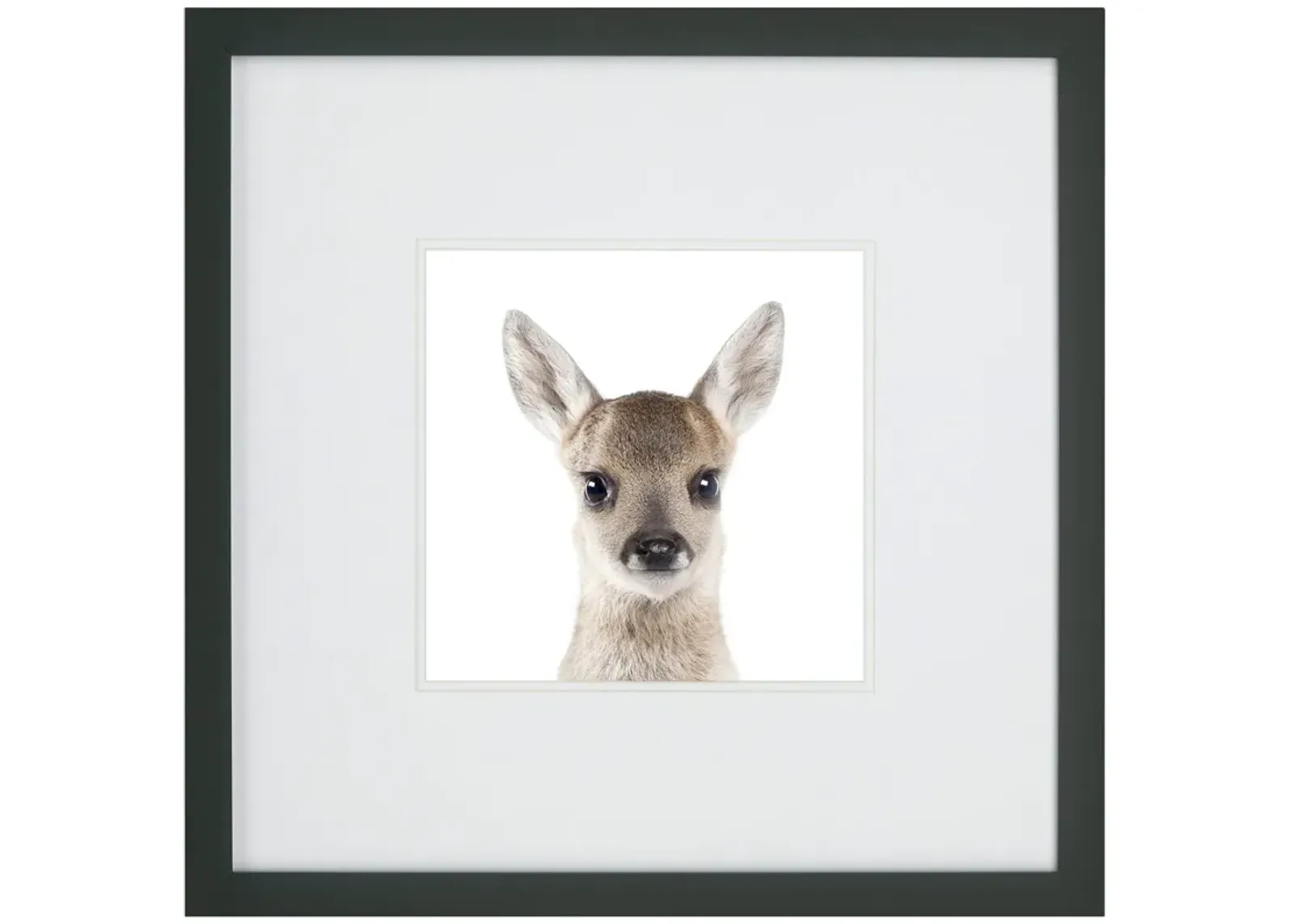 | Kids Deer Face Wall Art | Gray