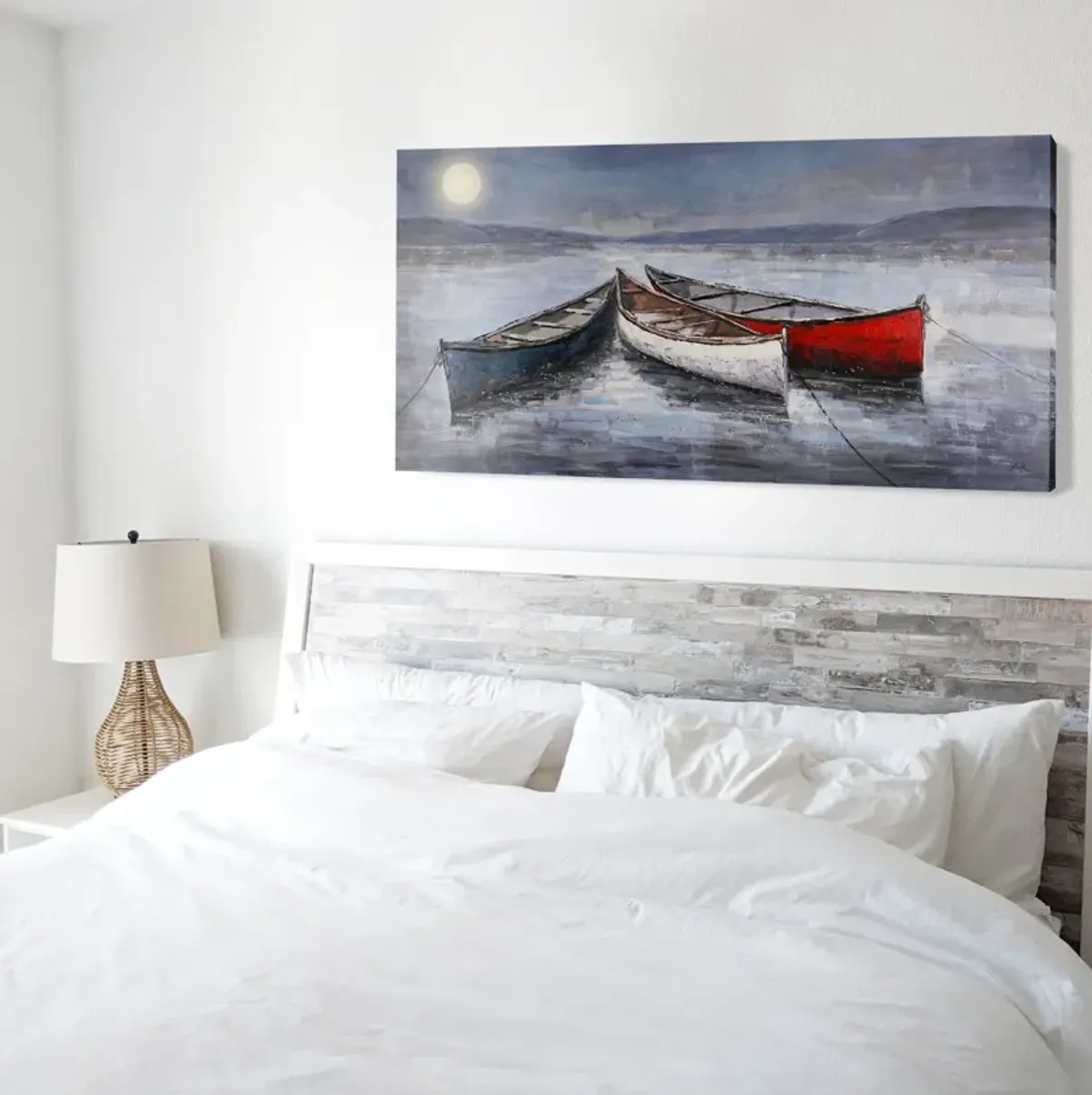 Heartland Home Boats at Dawn Wall Art