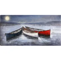 Heartland Home Boats at Dawn Wall Art 