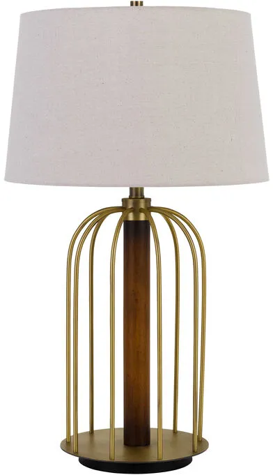 Servan Antique Brass Table Lamp