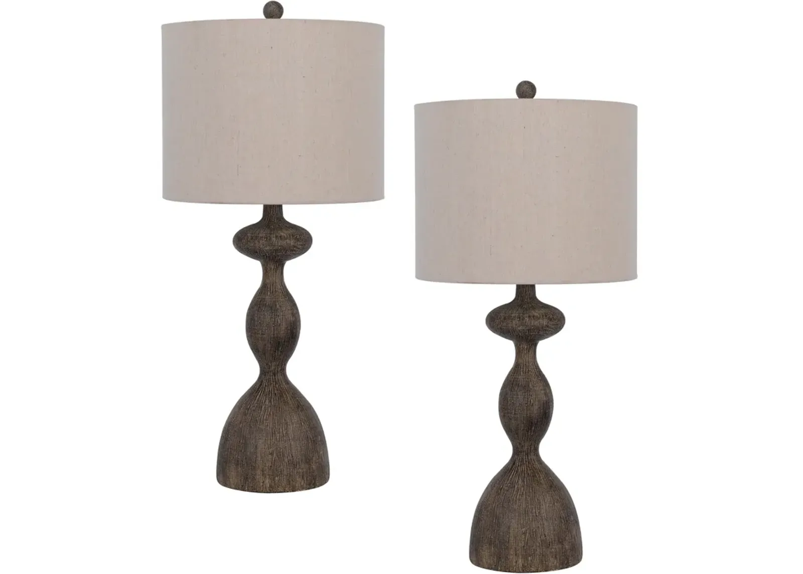 | Nampa Set of 2 Table Lamps | Brown