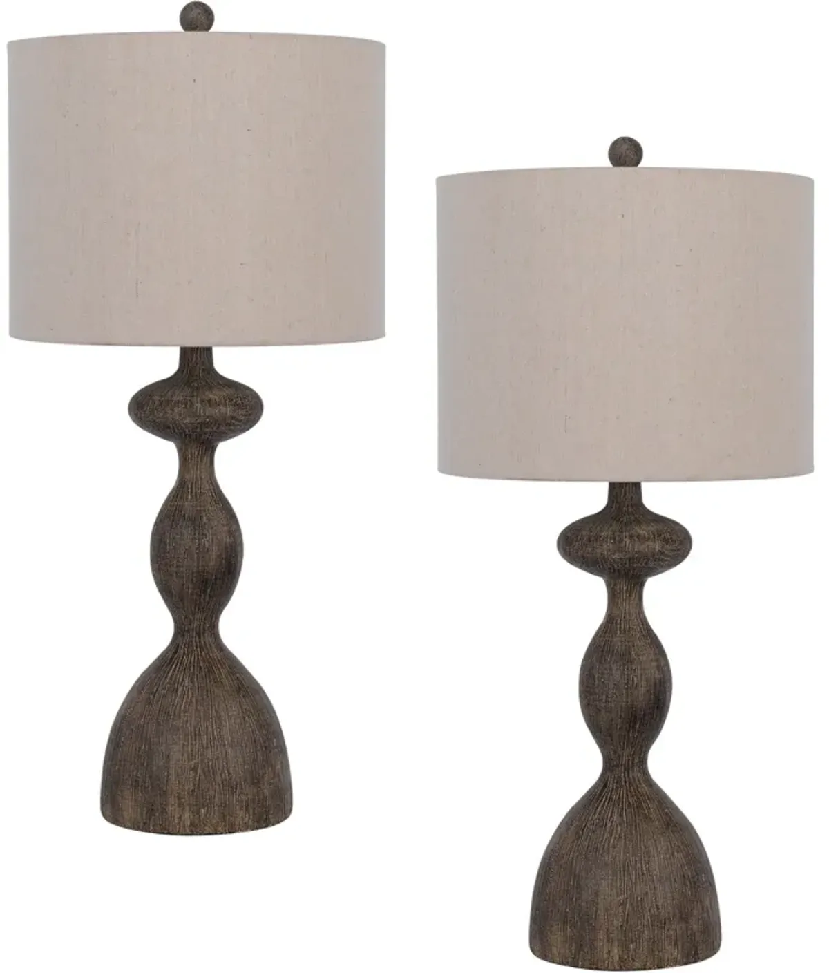 | Nampa Set of 2 Table Lamps | Brown