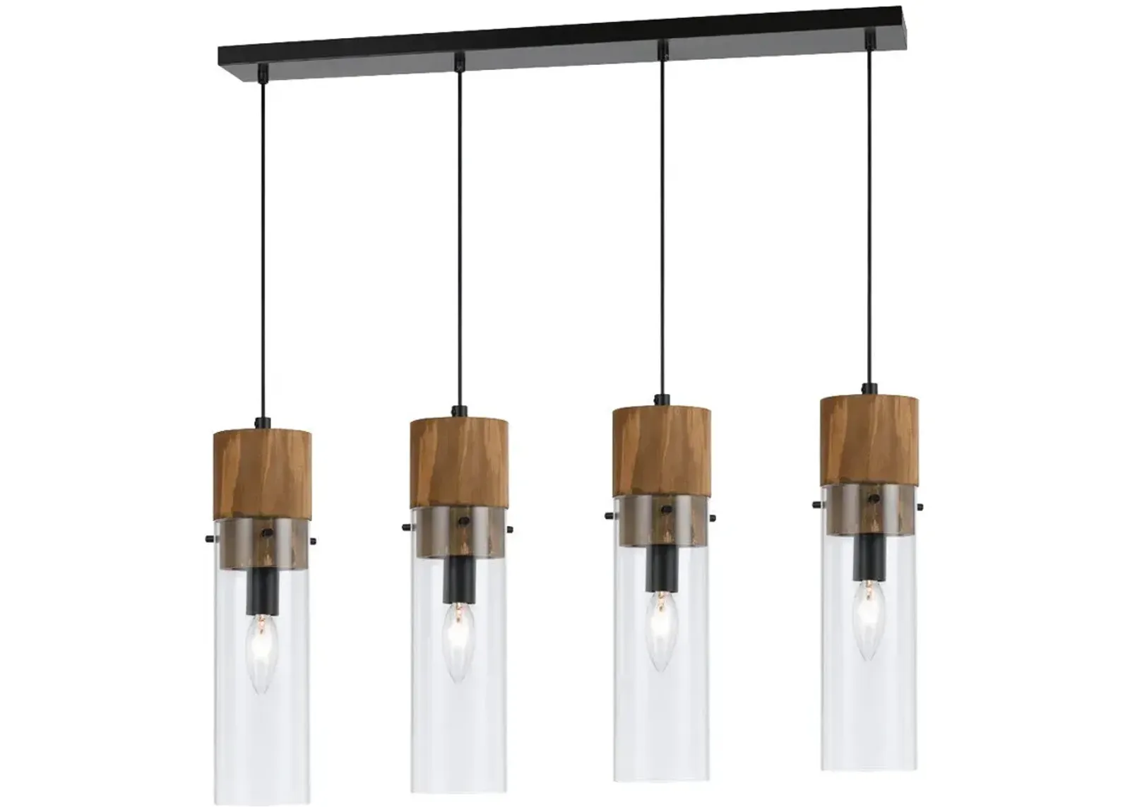 | Spheroid 4 Pendant Chandelier Lamp | Brown