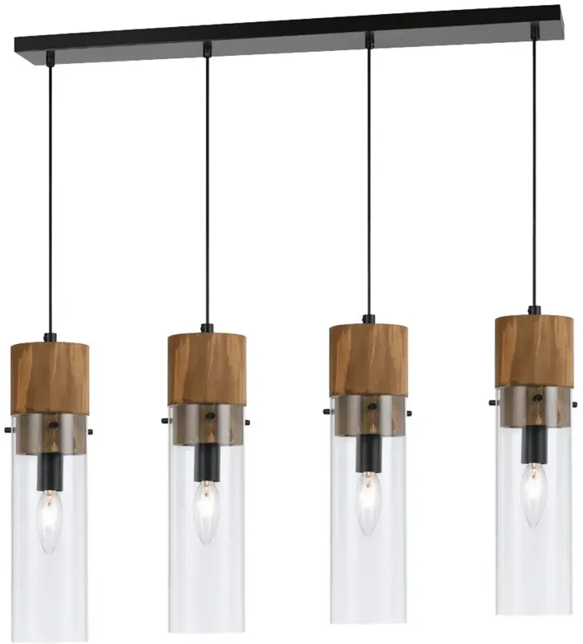 | Spheroid 4 Pendant Chandelier Lamp | Brown