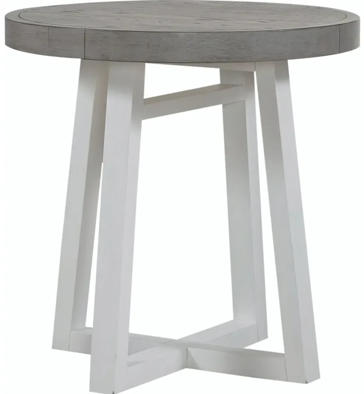 | Palmetto Heights Round End Table | Driftwood