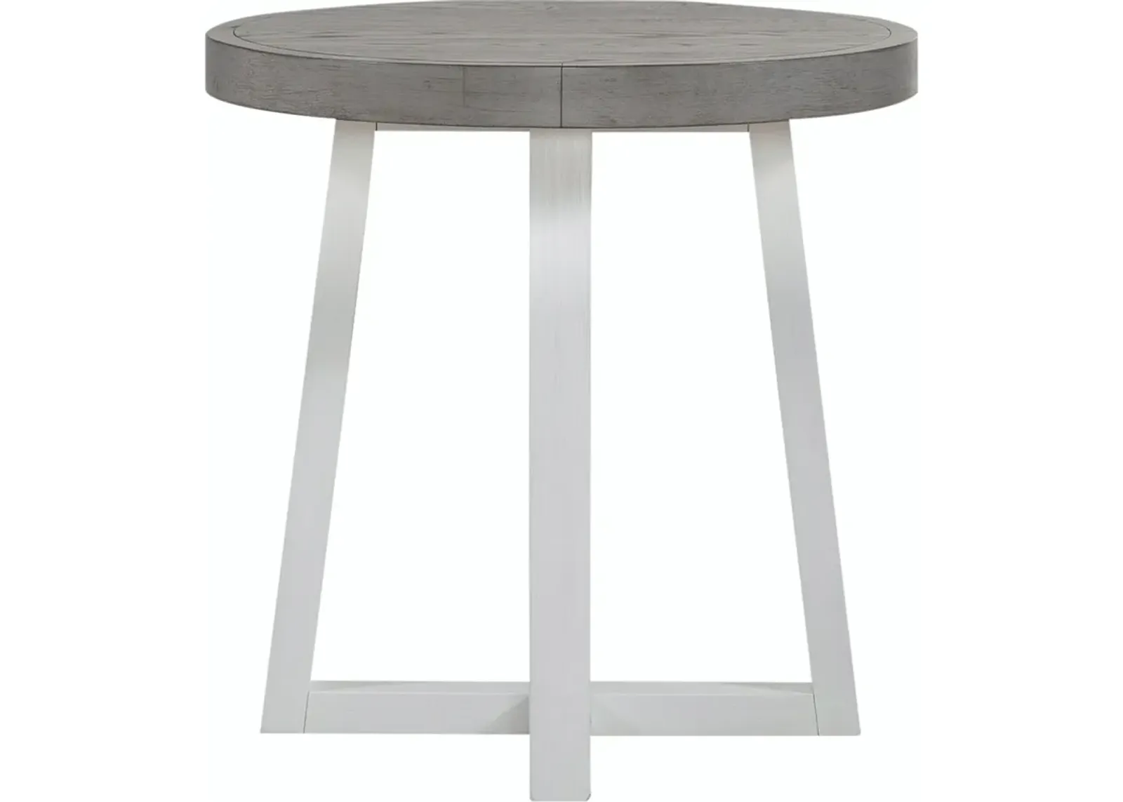 | Palmetto Heights Round End Table | Driftwood