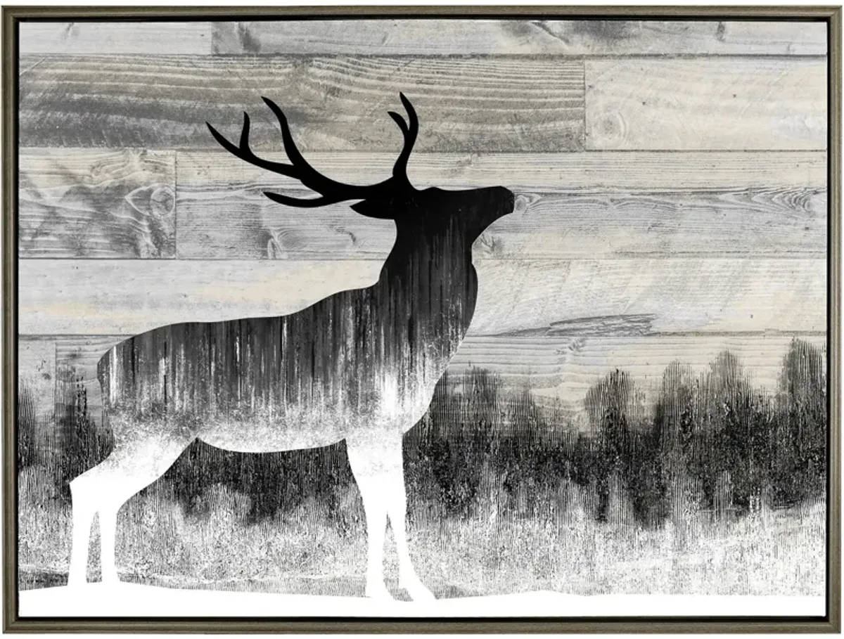 | Acrylic Deer Wall Art | Black