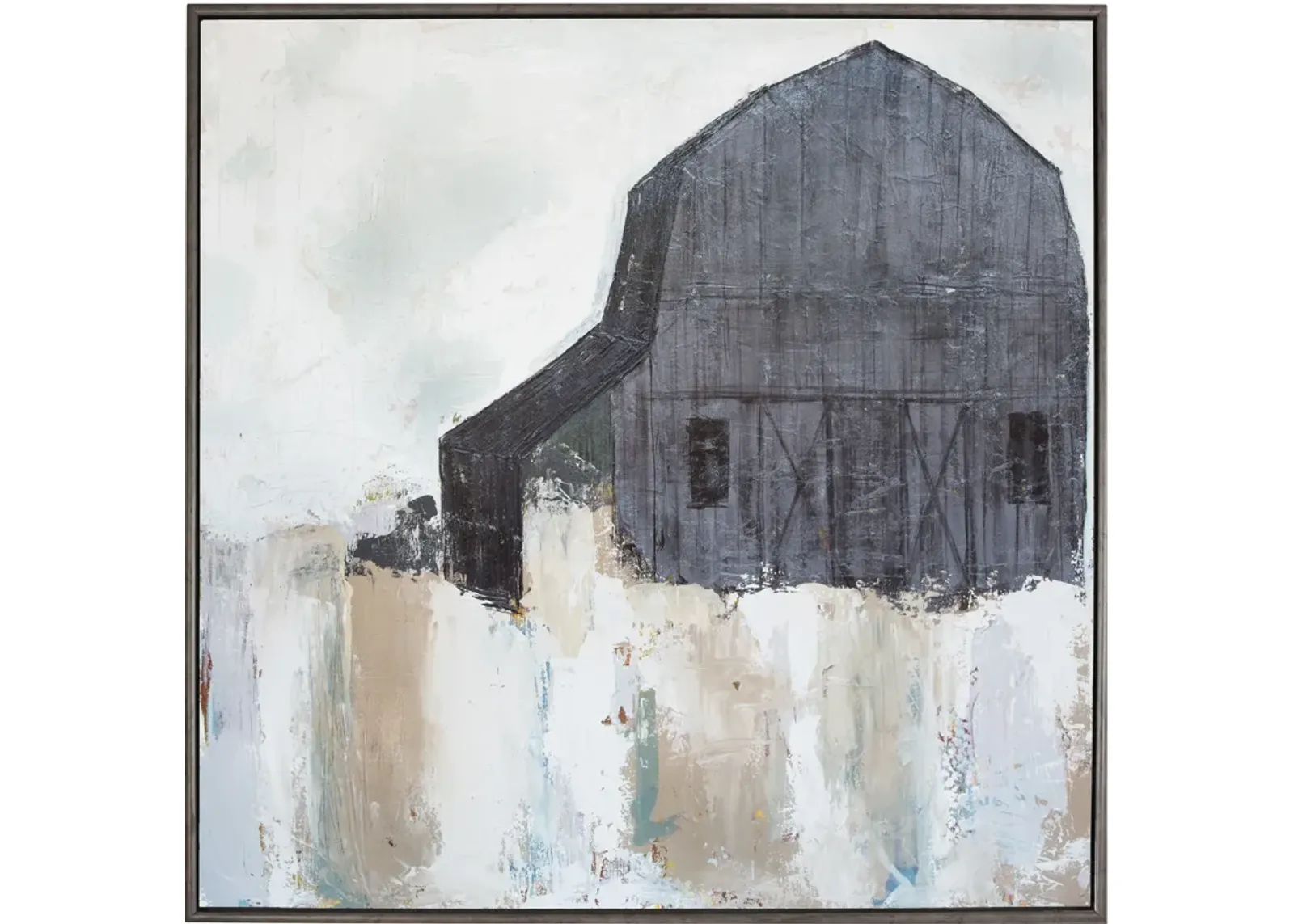 | Barn I Wall Art | Grey