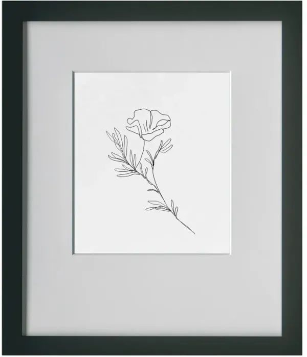 Northwood Collection Ink Flowers Wall Art