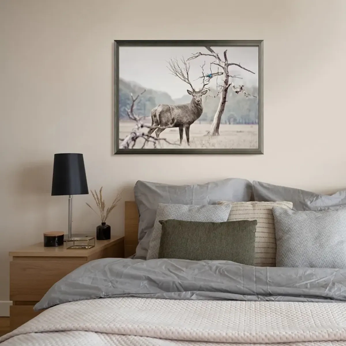 Alert Deer Wall Art