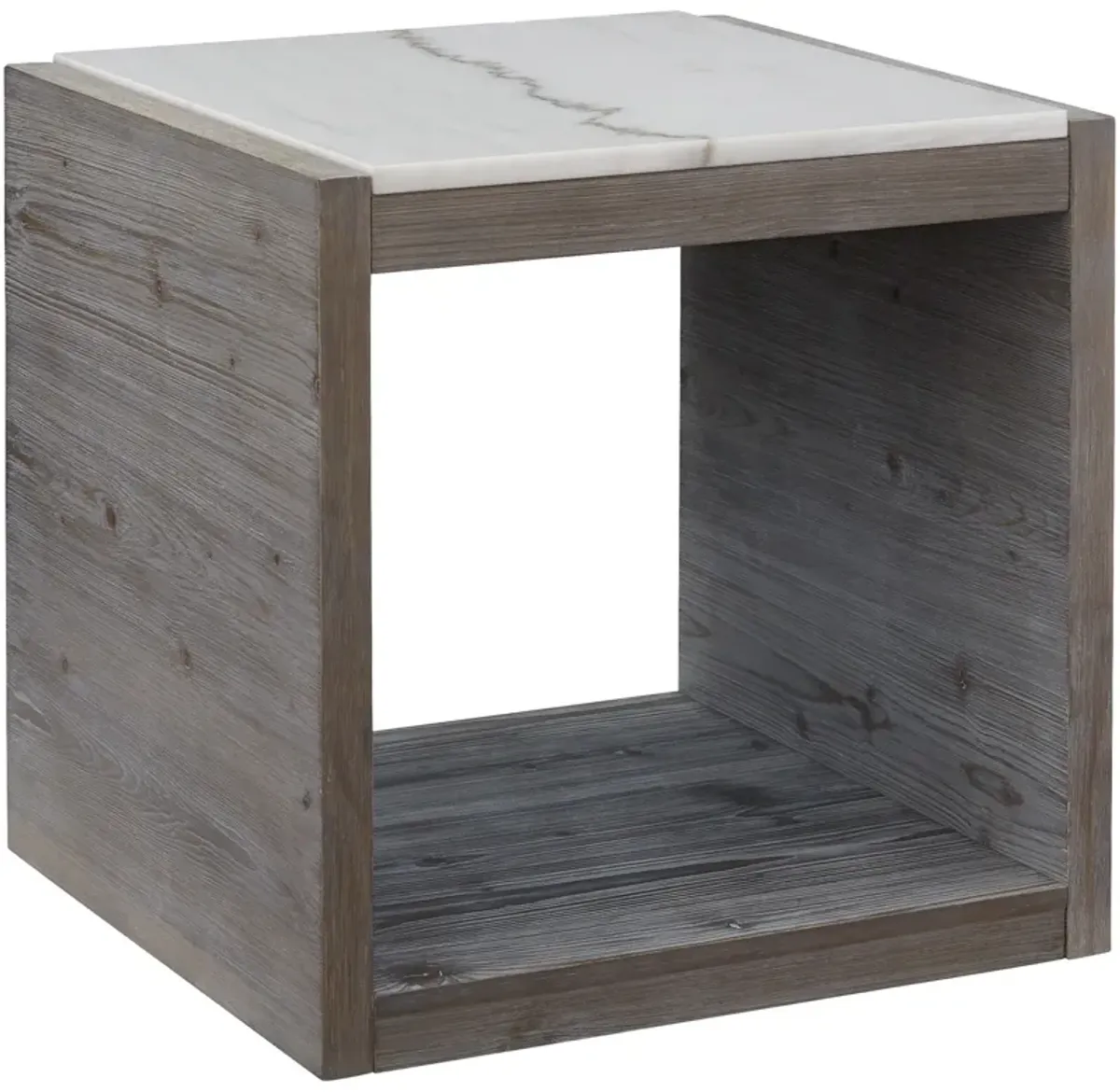 | Moonbeam End Table | Moonlit Gray