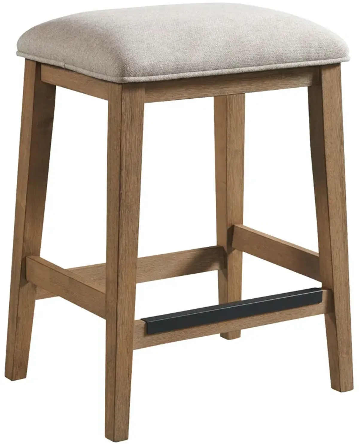 | Landmark 24" Backless Stool | Weathered Oak