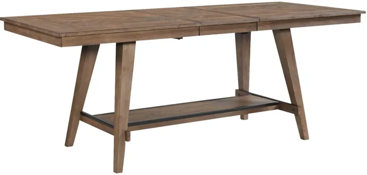 | Oslo Counter Dining Table | Weathered Chestnut