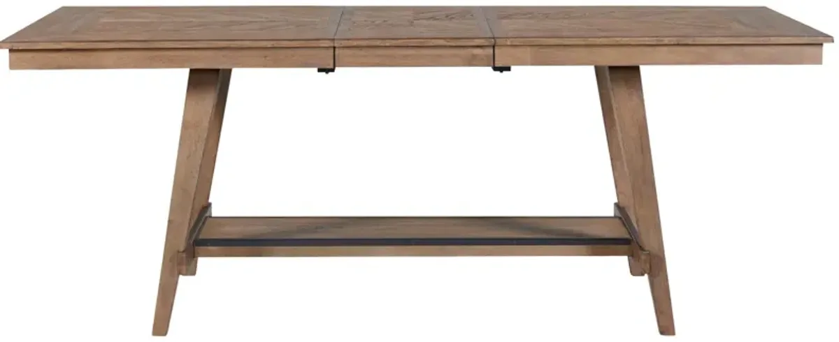 | Oslo Counter Dining Table | Weathered Chestnut