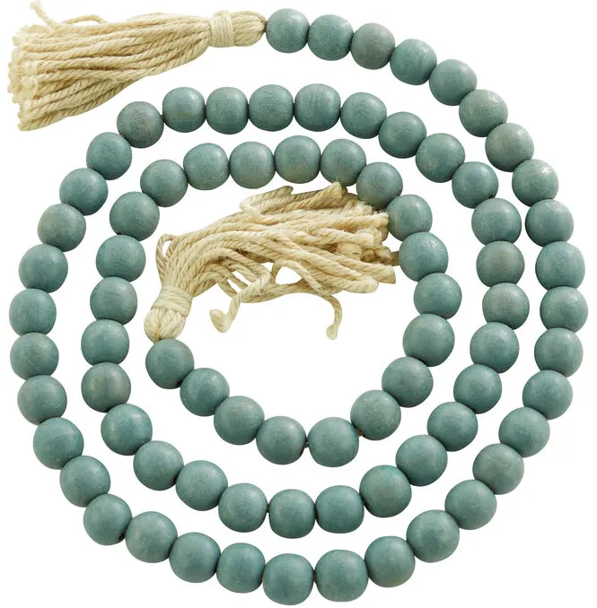 Collected Culture Light Blue Wood Beads