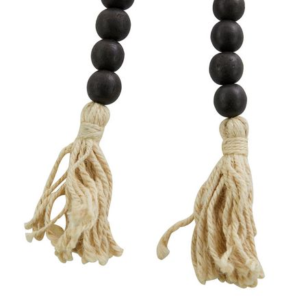 Collected Culture Matte Black Wood Beads
