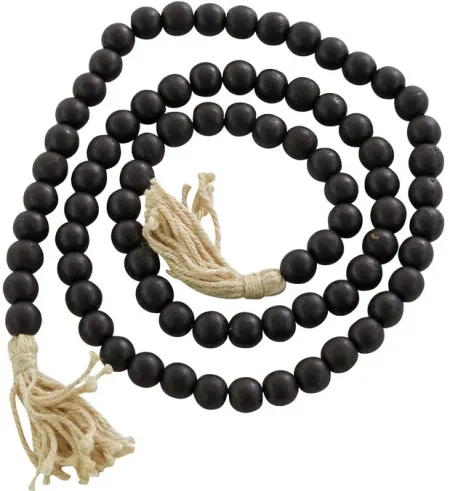 Collected Culture Matte Black Wood Beads