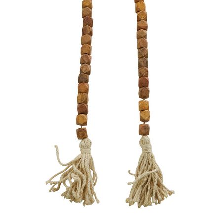 Collected Culture Brown Wood Beads