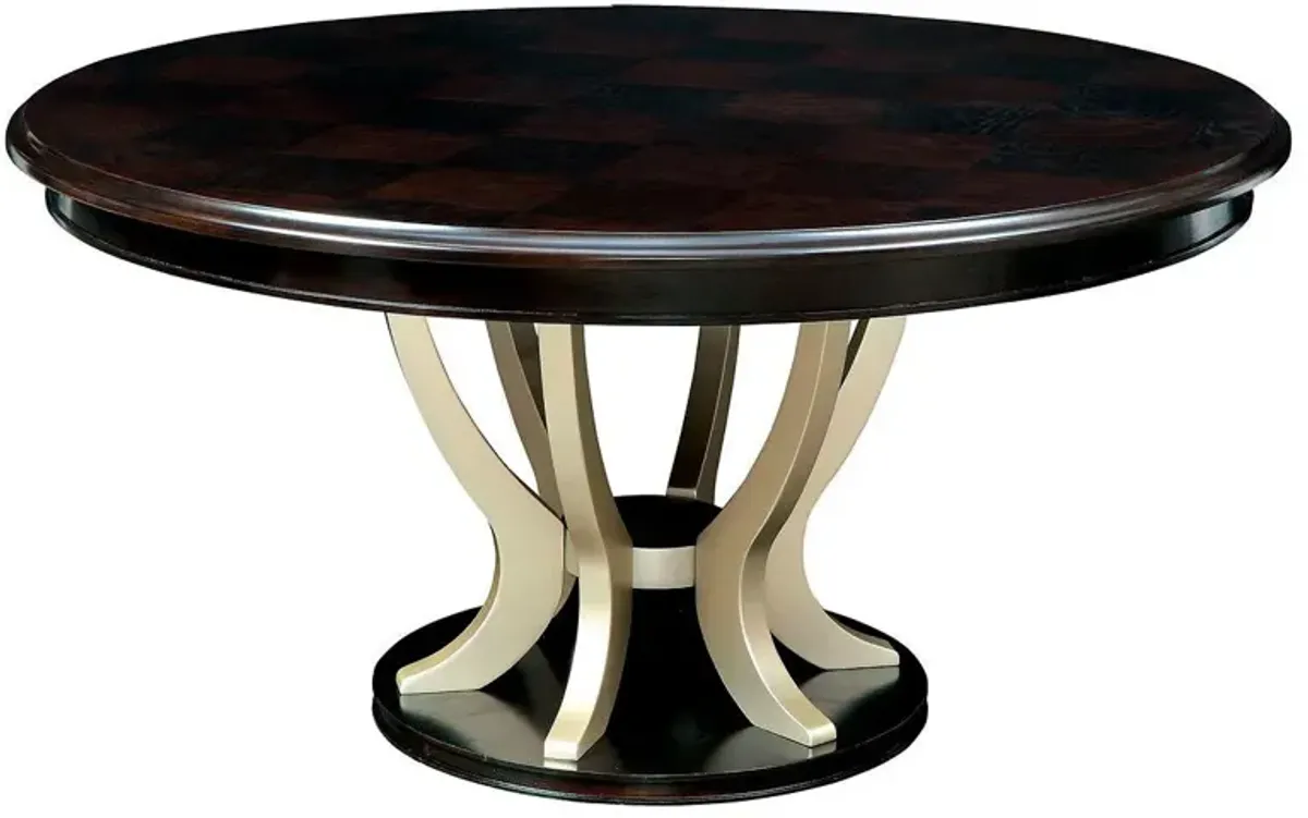 | Ornette Round Dining Table | Espresso