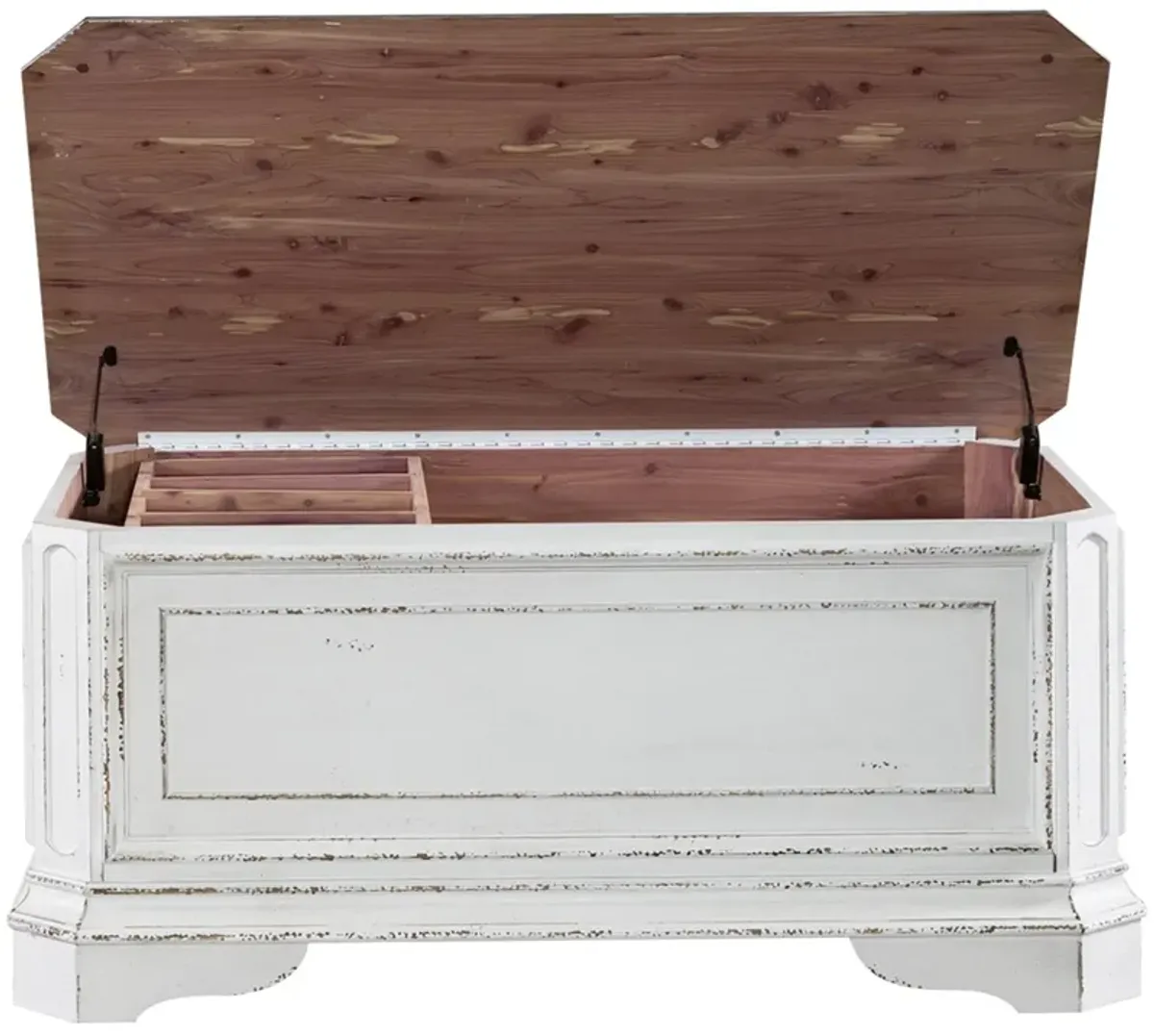 | Magnolia Manor Storage Trunk | Antique White