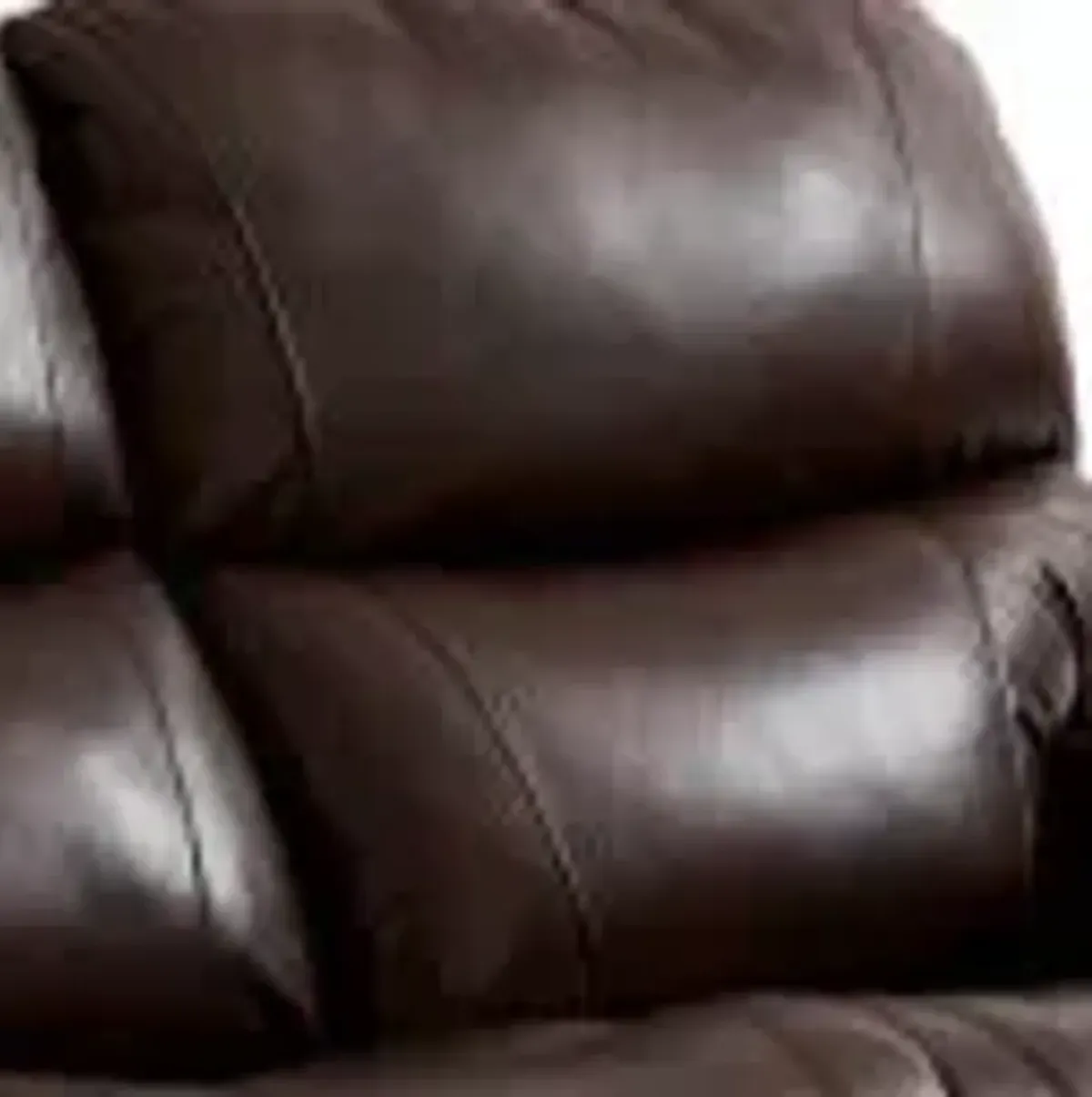 Trouper Leather Reclining Loveseat