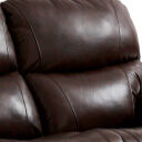 La-Z-Boy | Trouper Leather Power Plus Reclining Sofa | Walnut