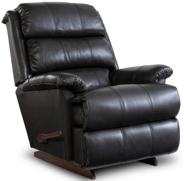 Astor Shitake Leather Rocker Recliner Chair